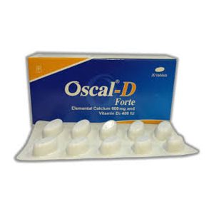 Oscal-D Forte 600mg+400IU